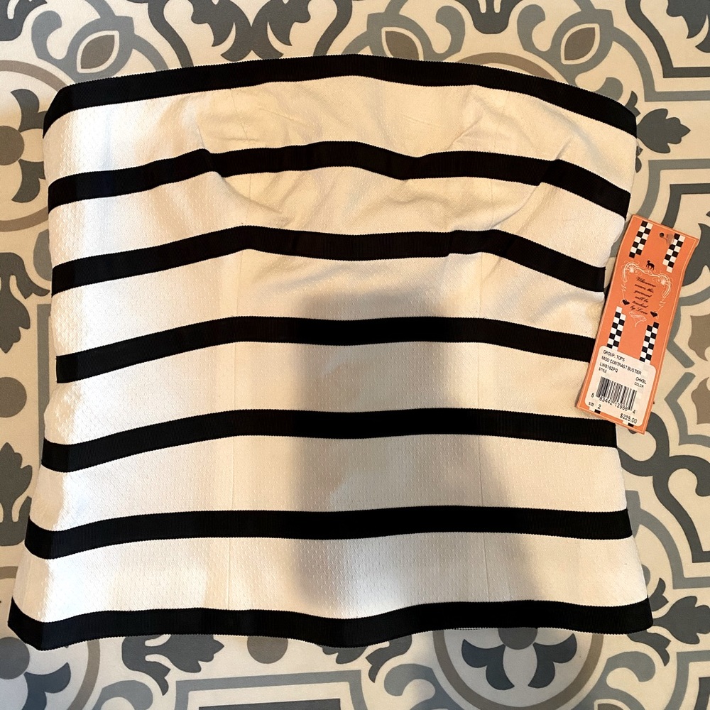 L.A.M.B striped strapless top!! Tags still on.